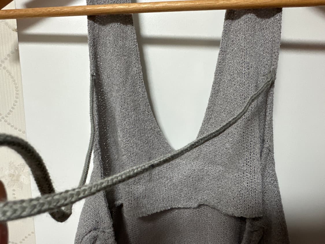 오호스 홀터넥 니트 탑 상품이미지3