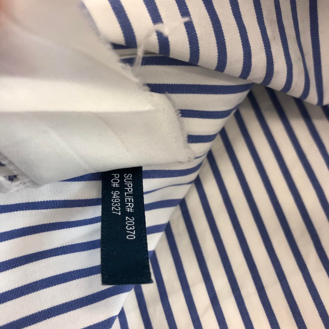 폴로 랄프로렌 블루 스트라이프셔츠 S 상품이미지6