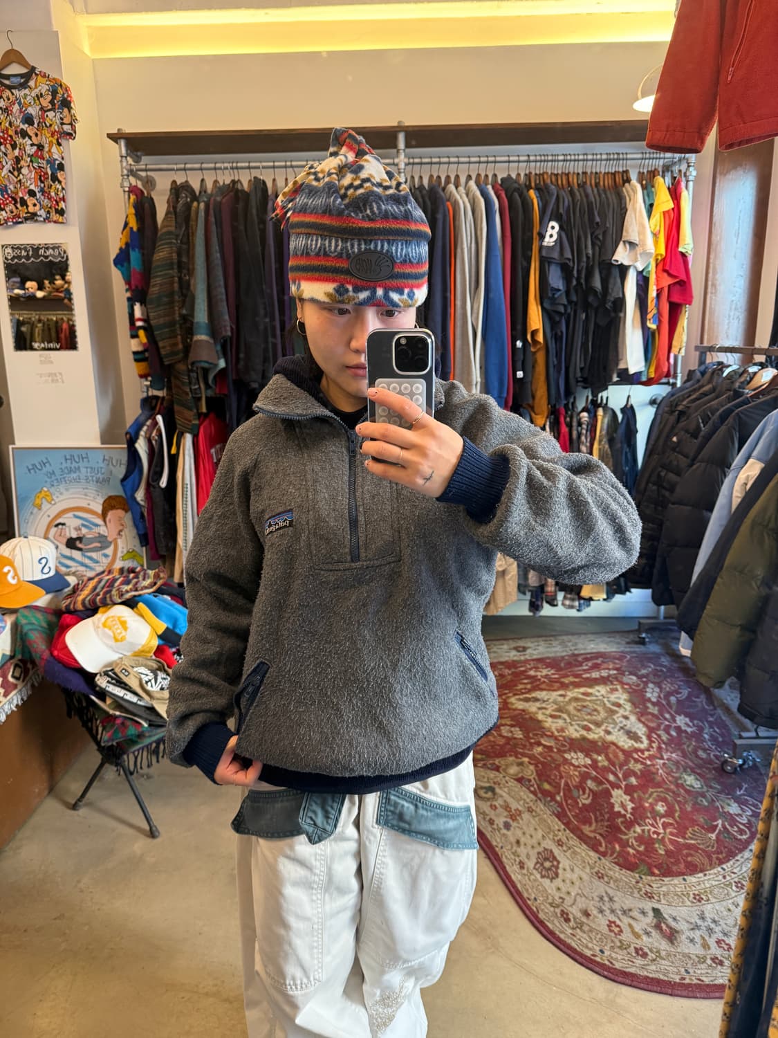 80s 파타고니아 하프 집업 신칠라 상품이미지5