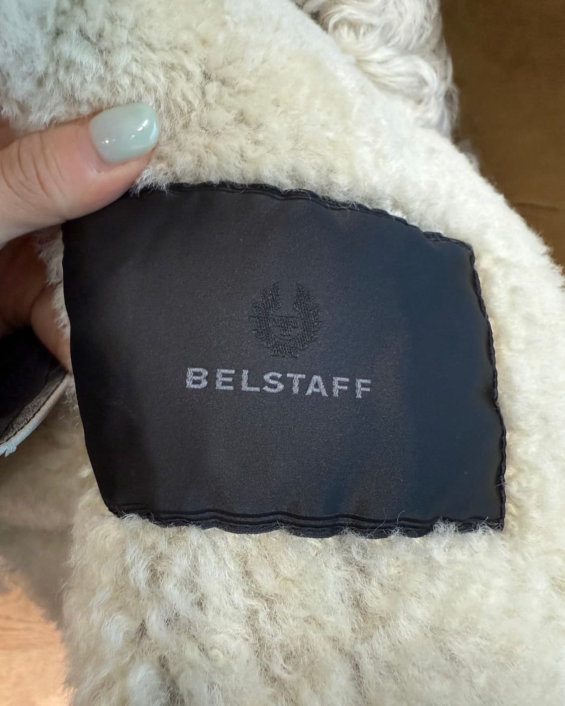 벨스타프 브라운 쉽스킨 무스탕 코트  상품이미지8