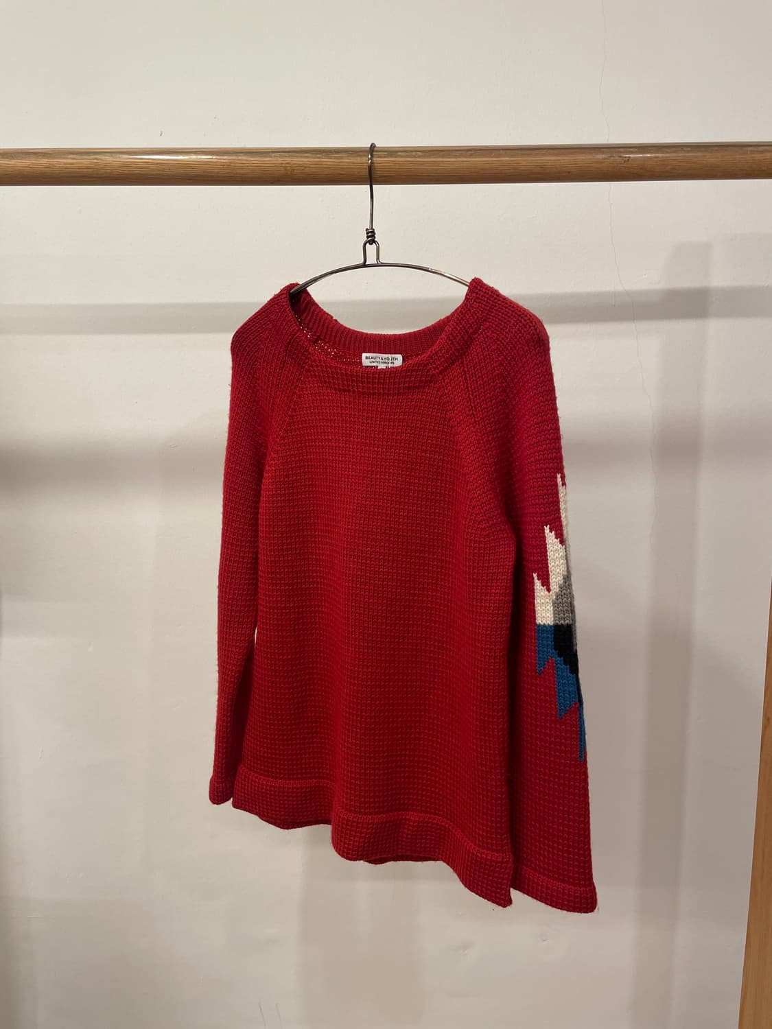 beauty&youth red knit (새상품) 상품이미지1