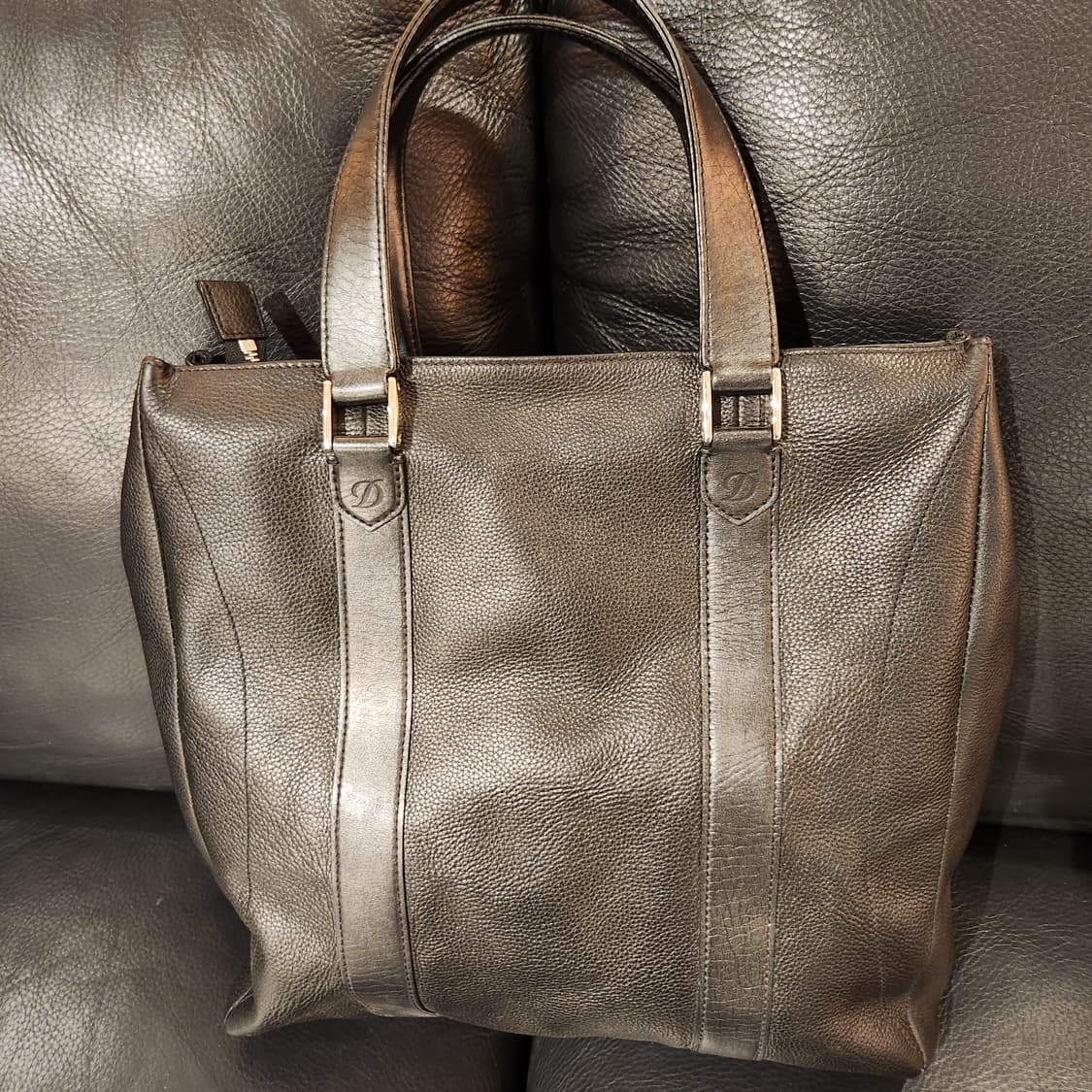 S.T.Dupont 듀퐁 라인D 소프트그레인 토트백 블랙 상품이미지4