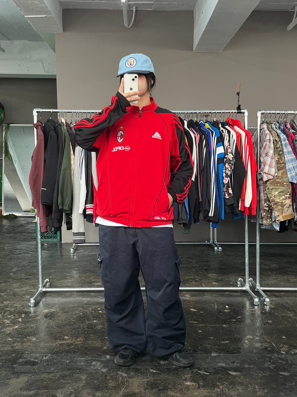 아디다스 AC milan 트렉 집업 져지 상품이미지6