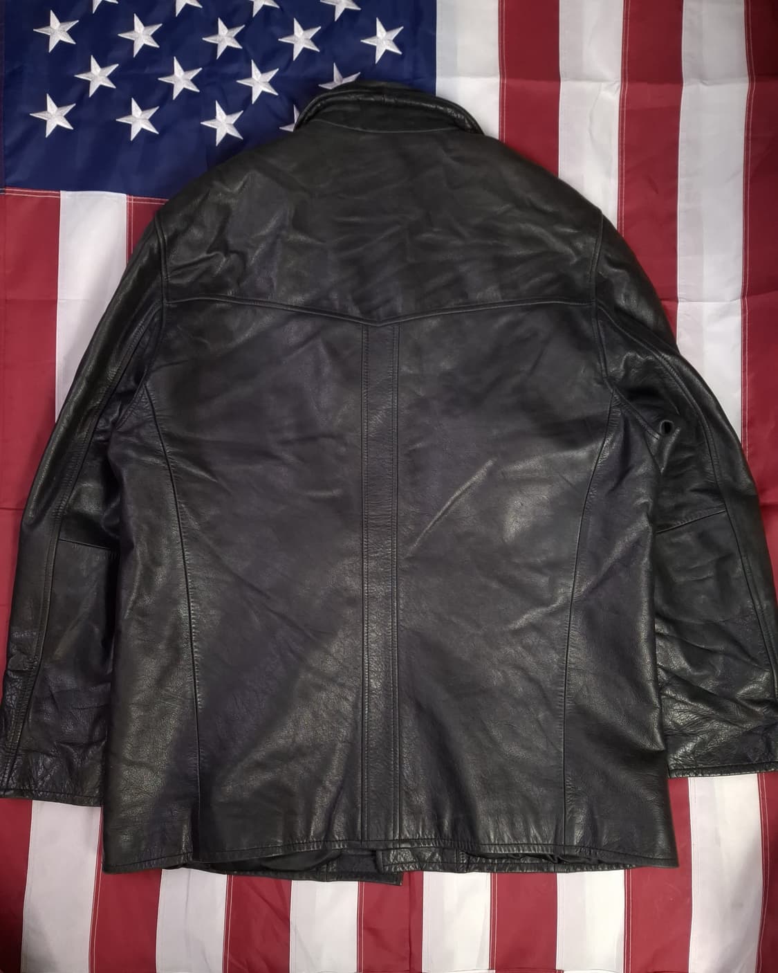 오리지날 게스 리얼레더 반코트 상품이미지8