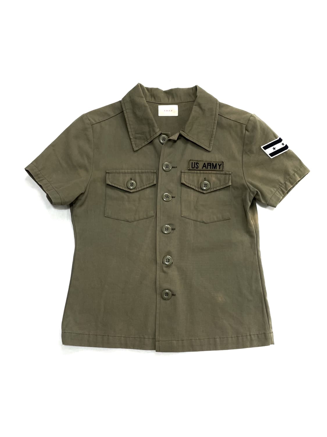 빈티지 밀리터리 셔츠 상품이미지1