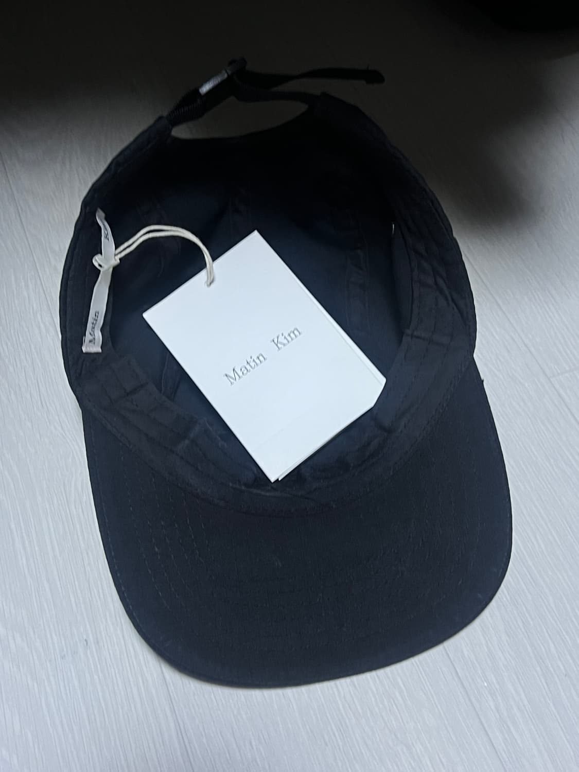 마땡킴 LOGO LABEL SOLID CAMP CAP 상품이미지4