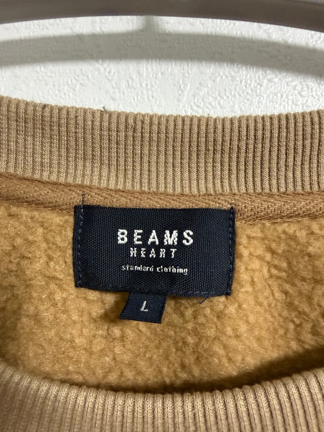 빔즈 기모 맨투맨 상품이미지4