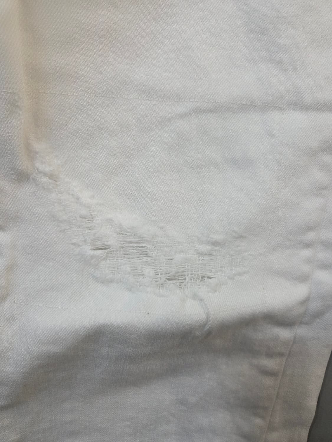 G-Star 화이트 데미지 청바지(W33/L32)남여공용 상품이미지6