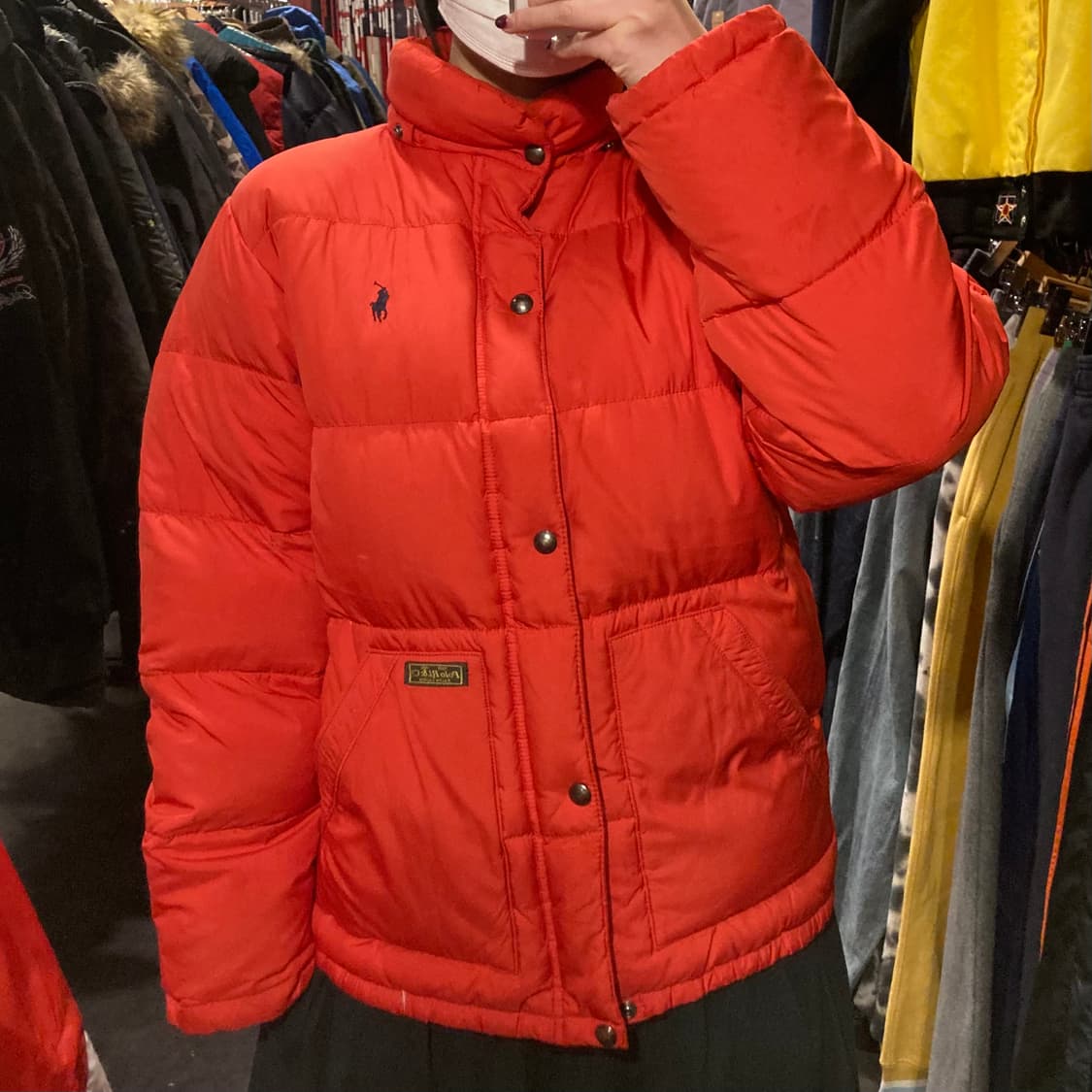 [IM] 폴로 패딩 자켓 레드 상품이미지2