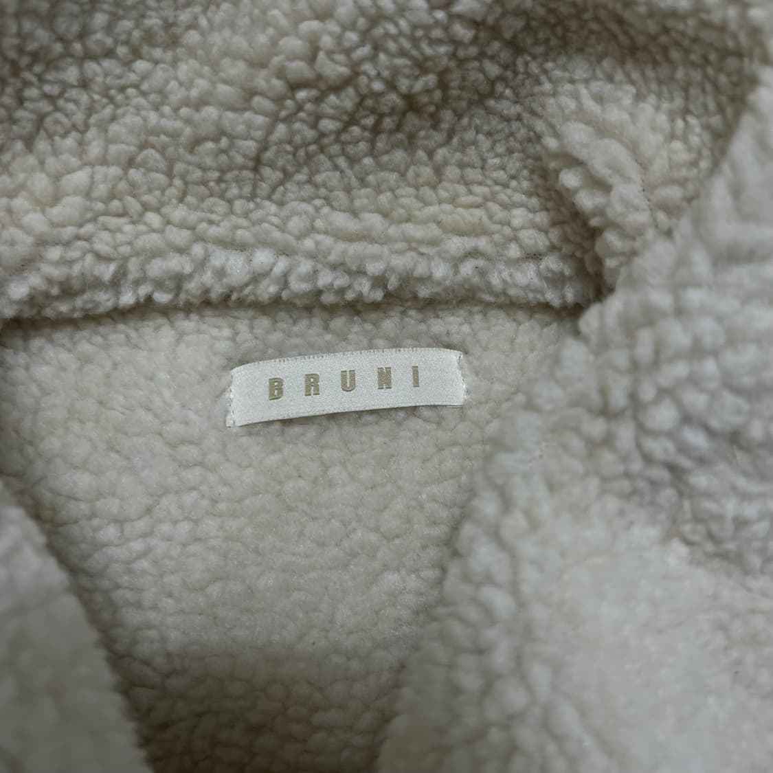 BRUNI 브루니 양털 스웨이드 무스탕 자켓 [베이지] M/95 상품이미지4