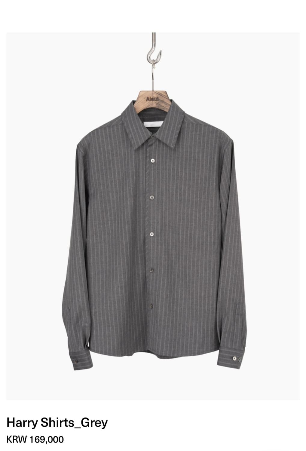 아이엘 셔츠 그레이 상품이미지1