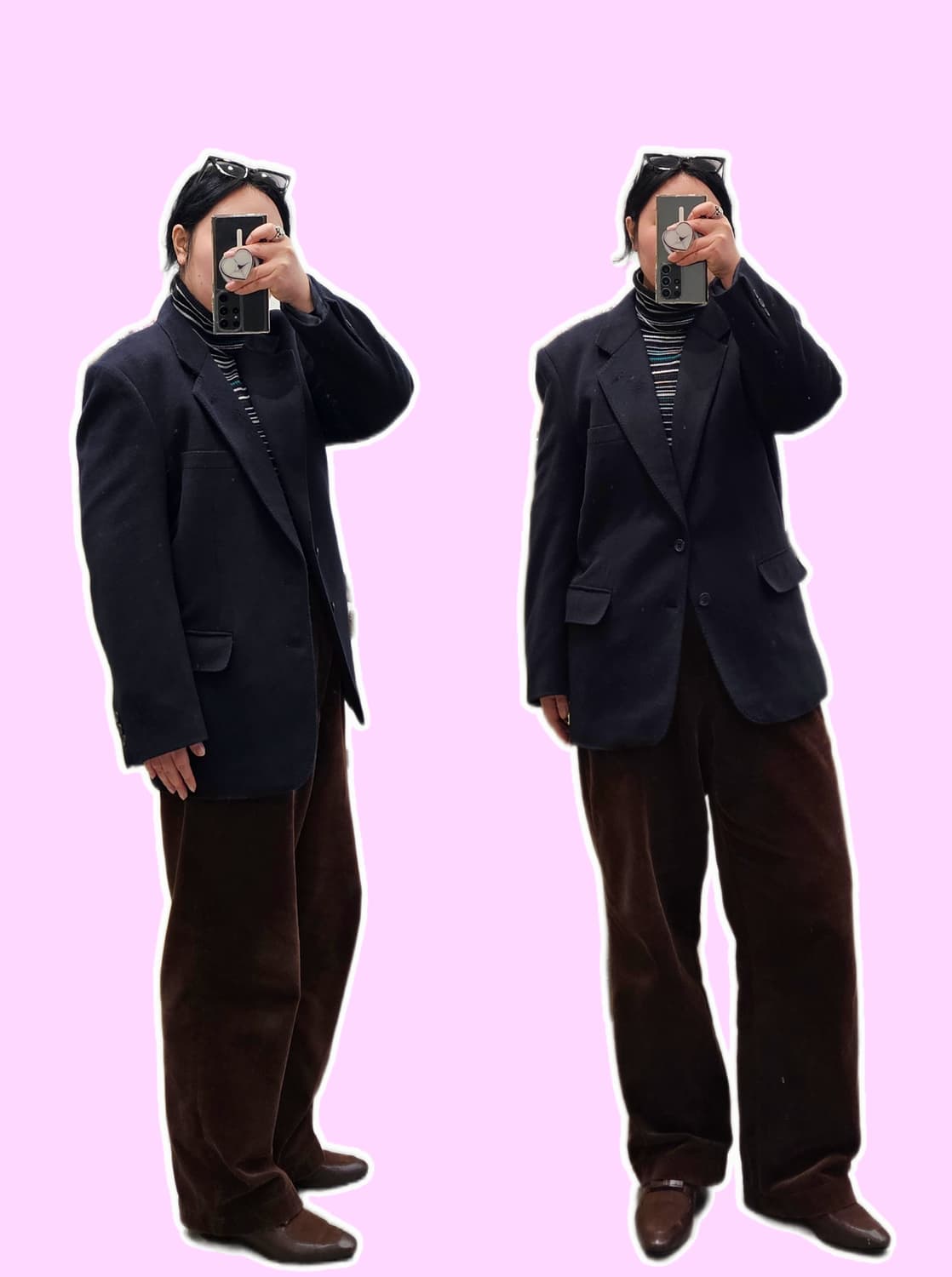 특가 Ghee 네이비 캐시미어 자켓 상품이미지4