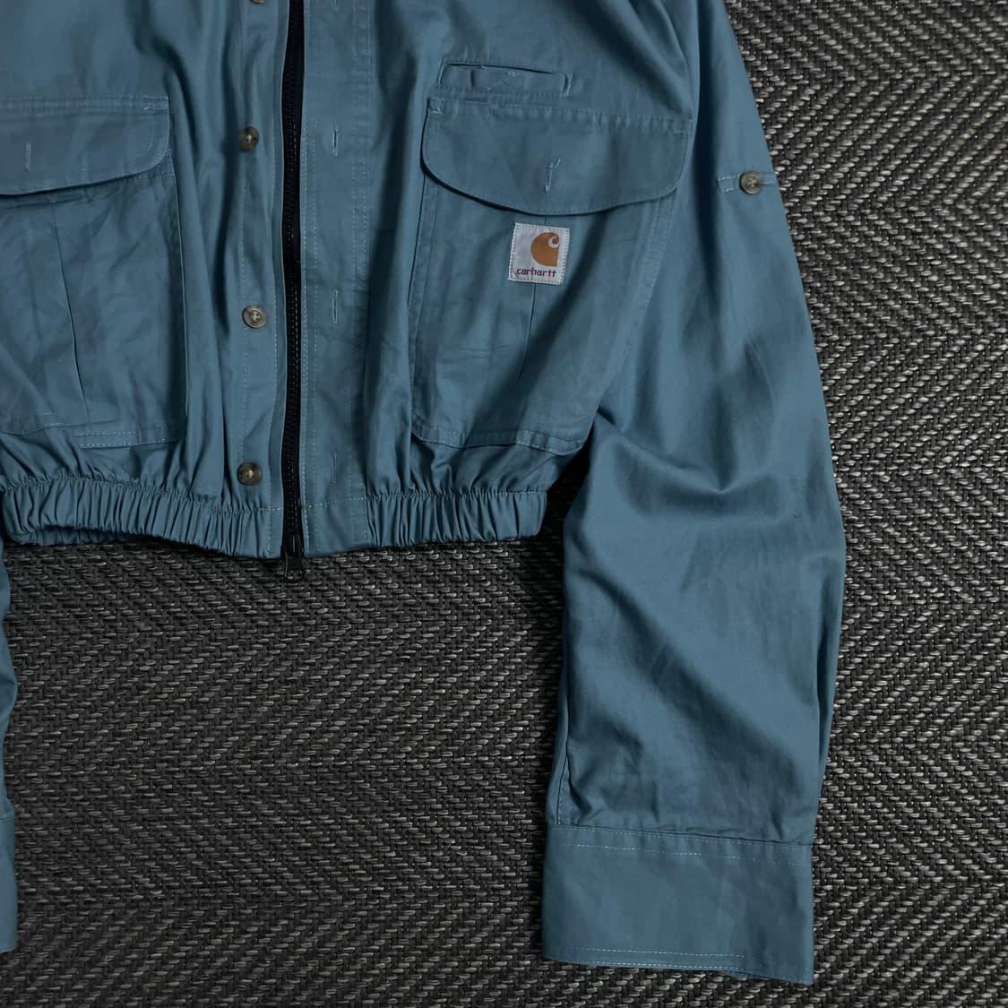 칼하트 크롭 리메이크 투웨이 셔츠 자켓y 3535 상품이미지3