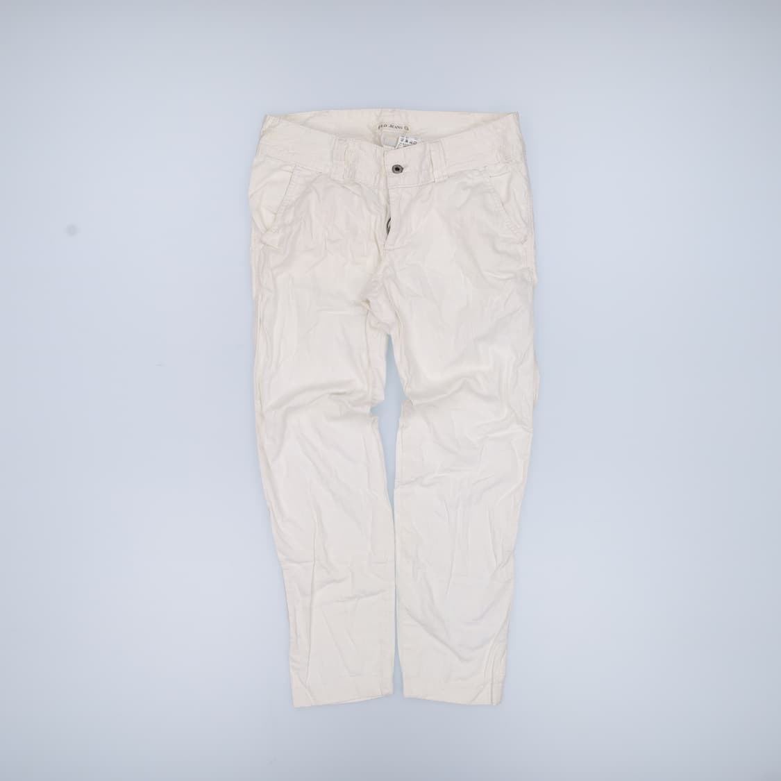 70-98 폴로진 화이트 코튼팬츠 0406H1 상품이미지1