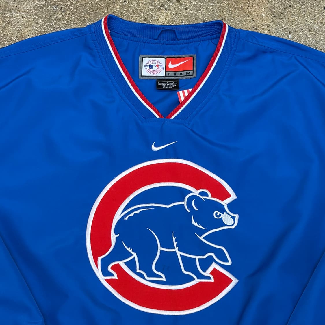 레어 90s 미국 빈티지 나이키 시카고컵스 풀오버 바람막이 상품이미지3