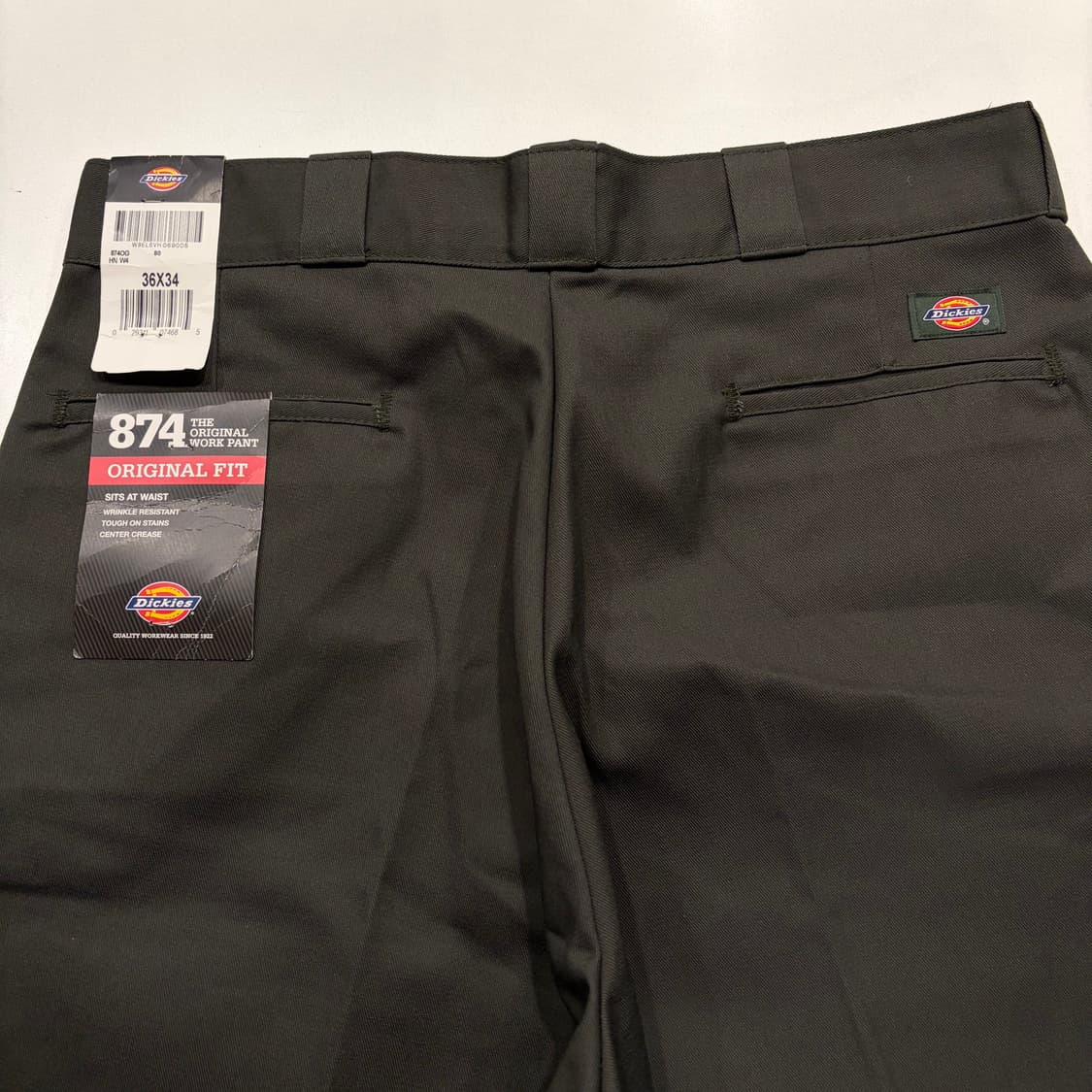 [36x34] 디키즈 874 OG 워크 팬츠 카키 C417 상품이미지3