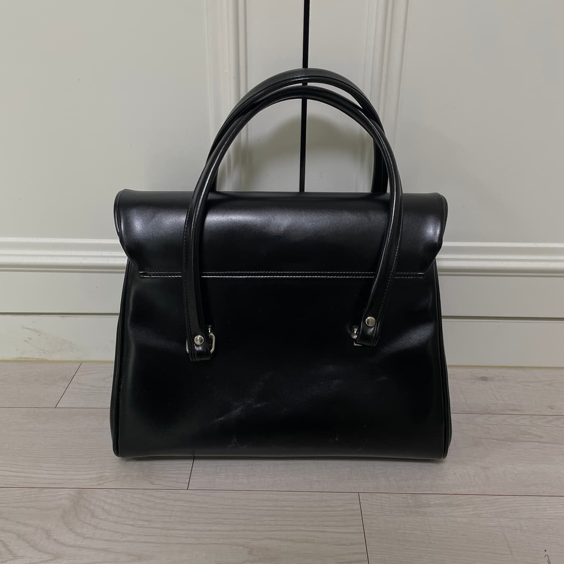 꼼데가르송 폴딩 토트백 블랙 상품이미지2