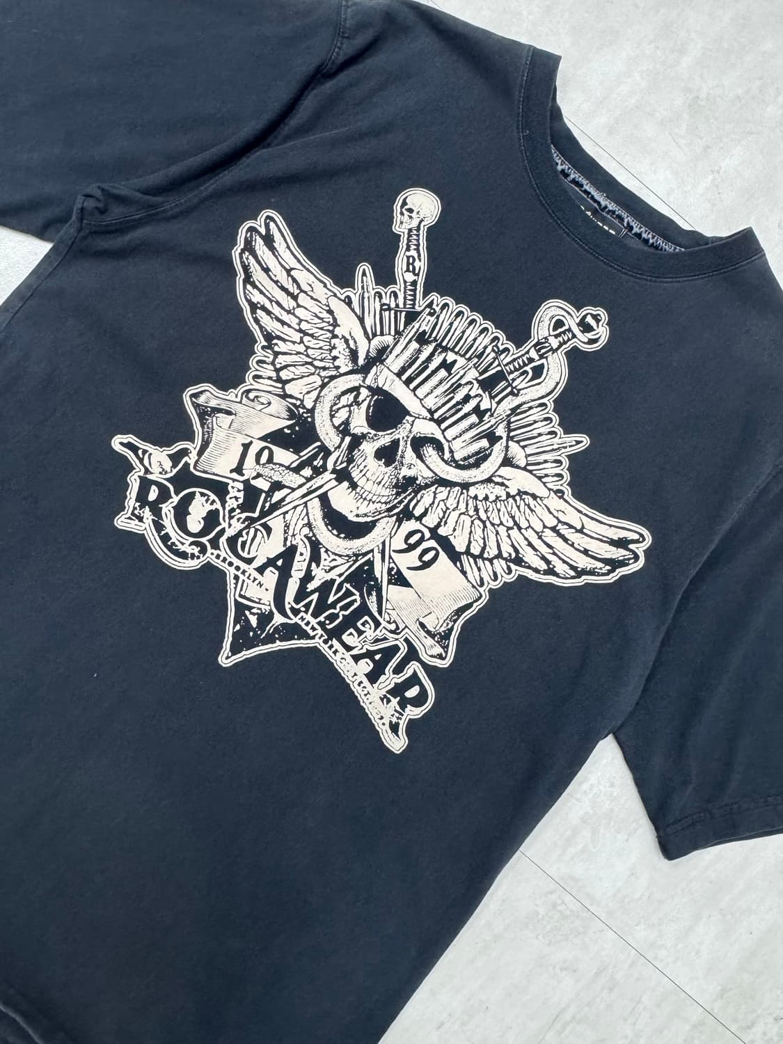 •로카웨어 스컬 그래픽 반팔 티셔츠 상품이미지2