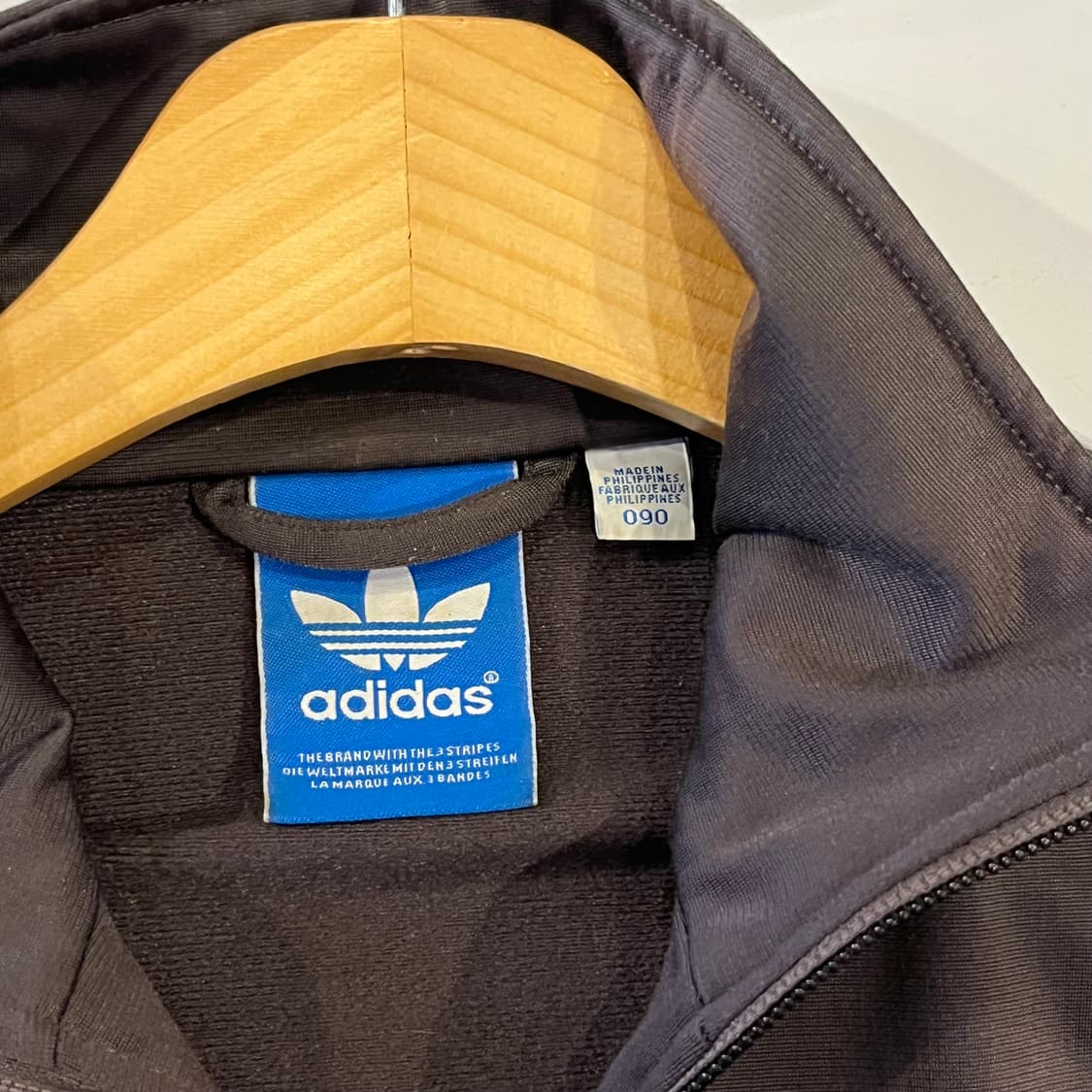 아디다스 대장 구형 파이어버드 브라운 져지 트랙탑 상품이미지3