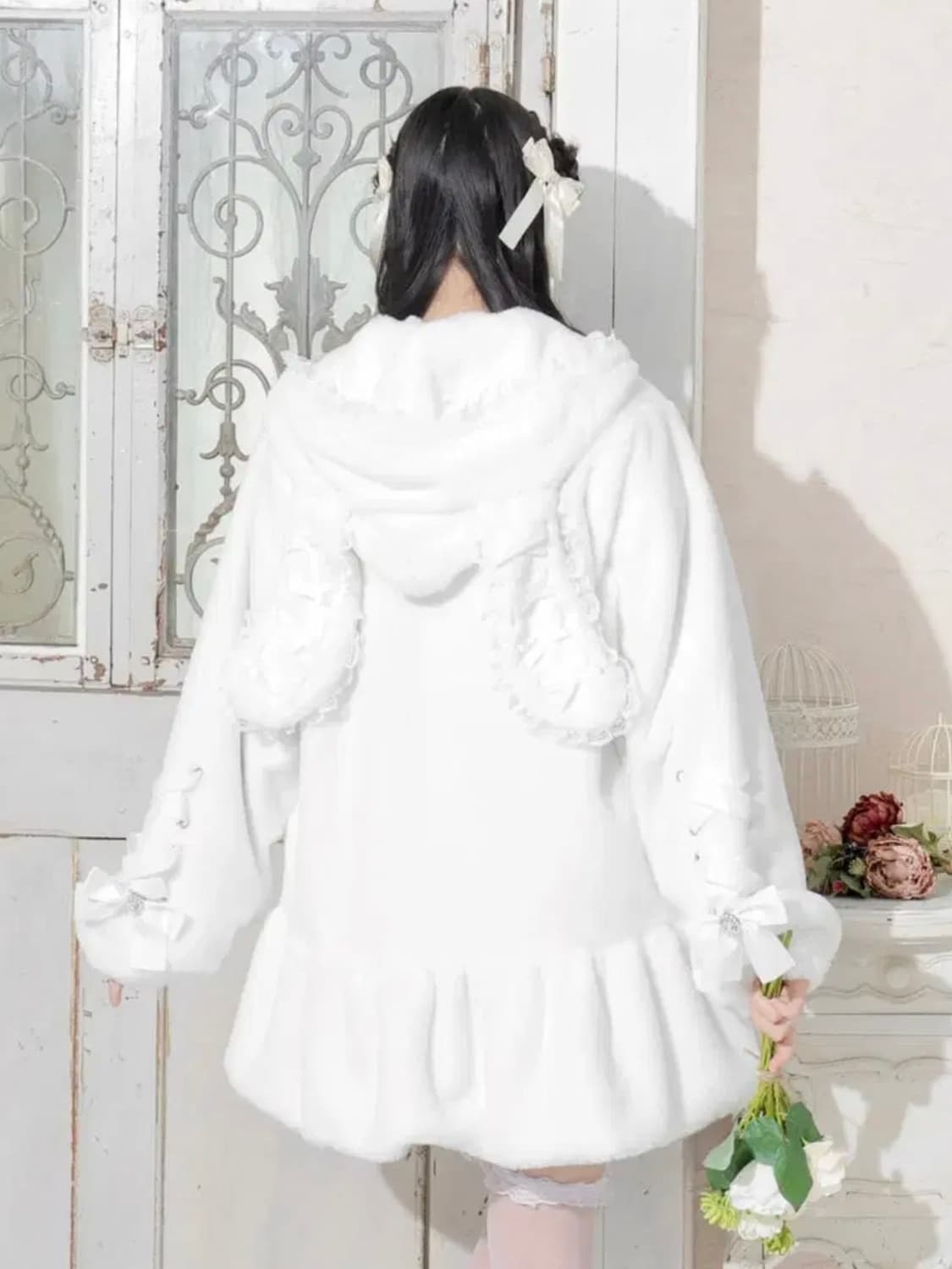 noemie 노에미 시나모롤 우사미미 퍼 아우터 상품이미지2