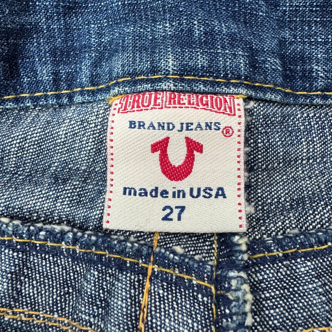 트루릴리전 Y2K 조이 부츠컷 디스트레스드 데님팬츠 상품이미지8