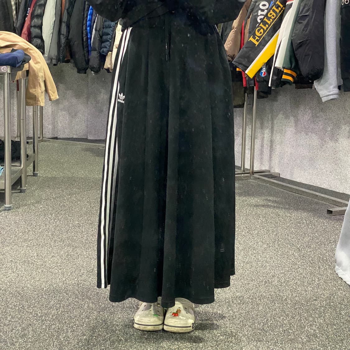 아디다스 파이어버드 블랙 롱스커트 B3996 상품이미지1