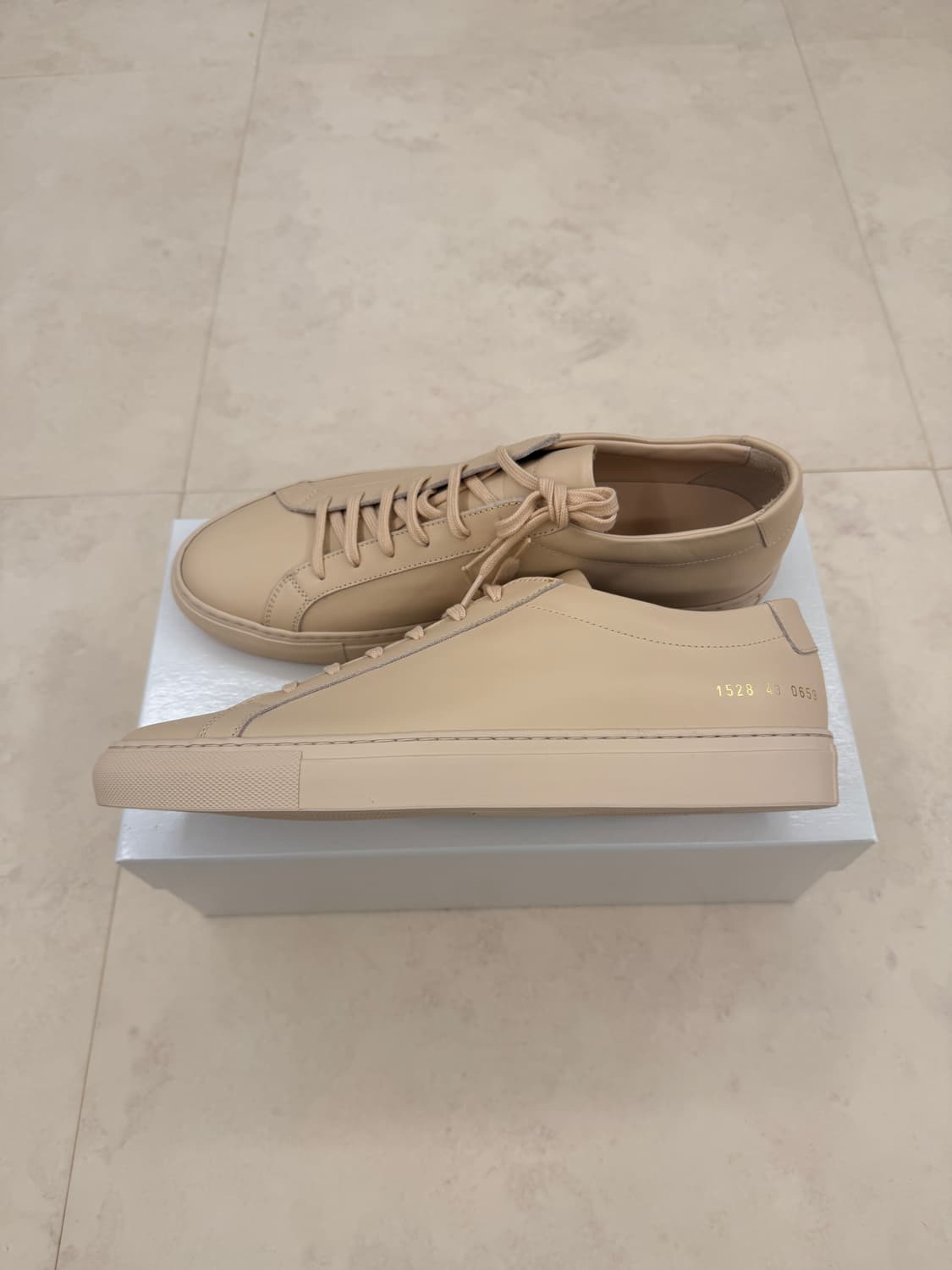 [43] 새상품 커먼프로젝트 아킬레스 로우 베이지 상품이미지5