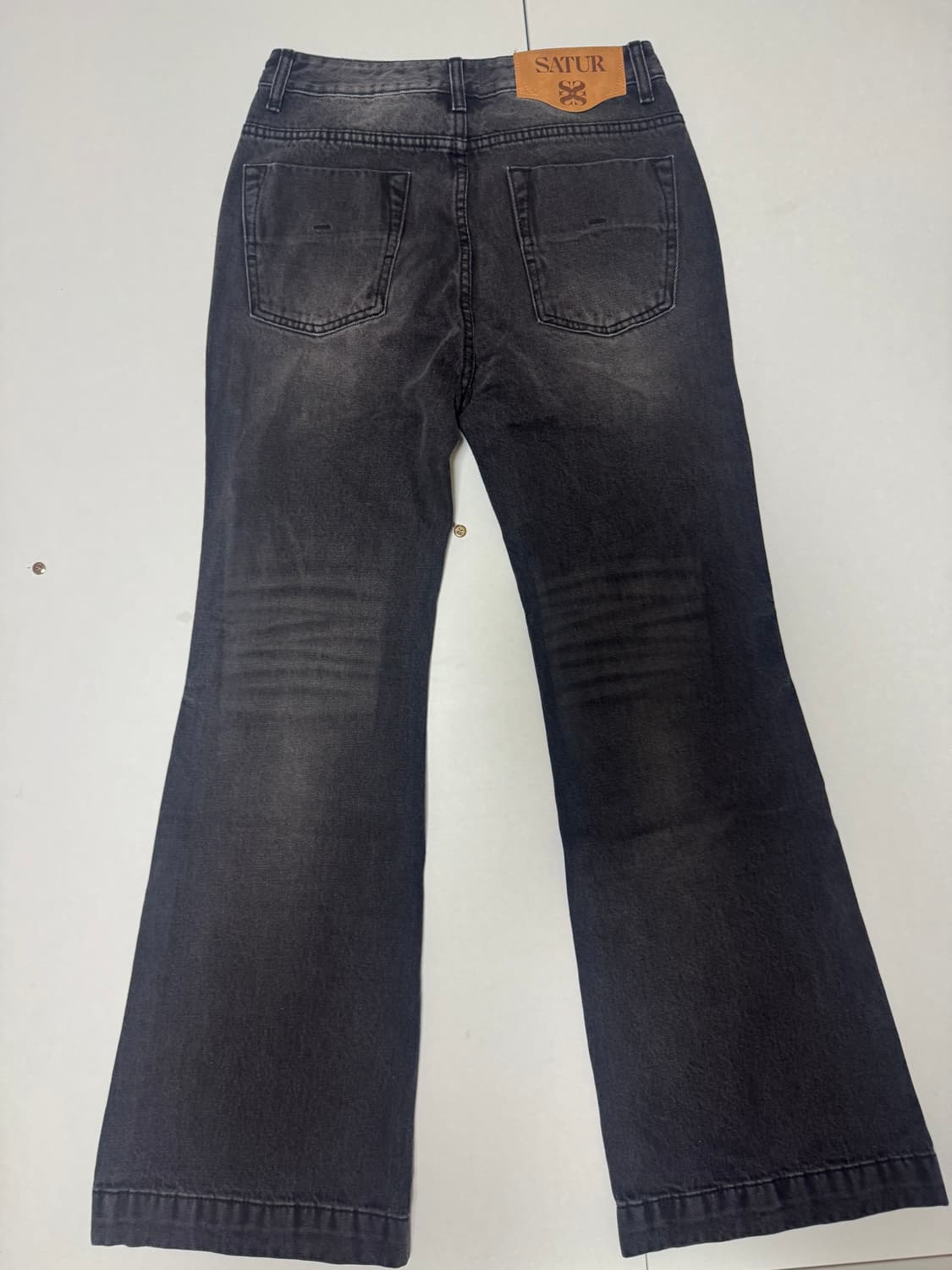 세터 부츠컷 블랙 데님  상품이미지2