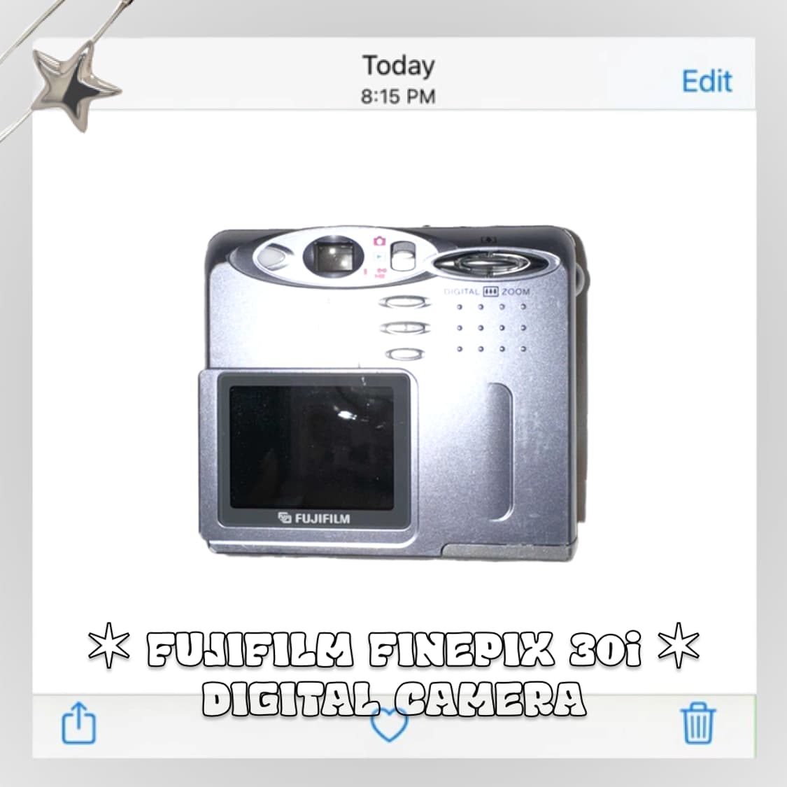 후지필름 파인픽스 30i 빈티지 디카 블루 상품이미지3