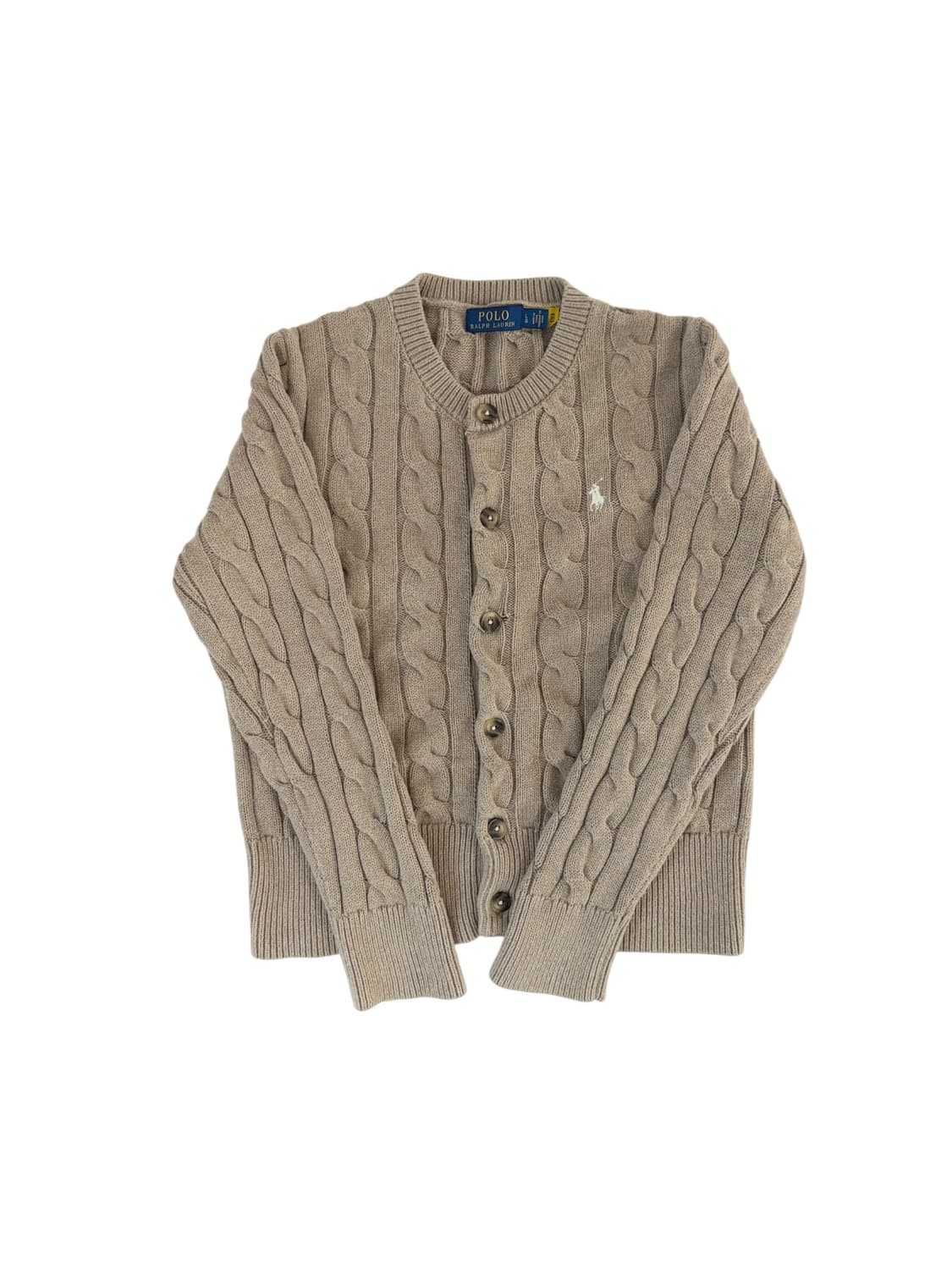 폴로 랄프로렌 베이지 니트 가디건 L 상품이미지1