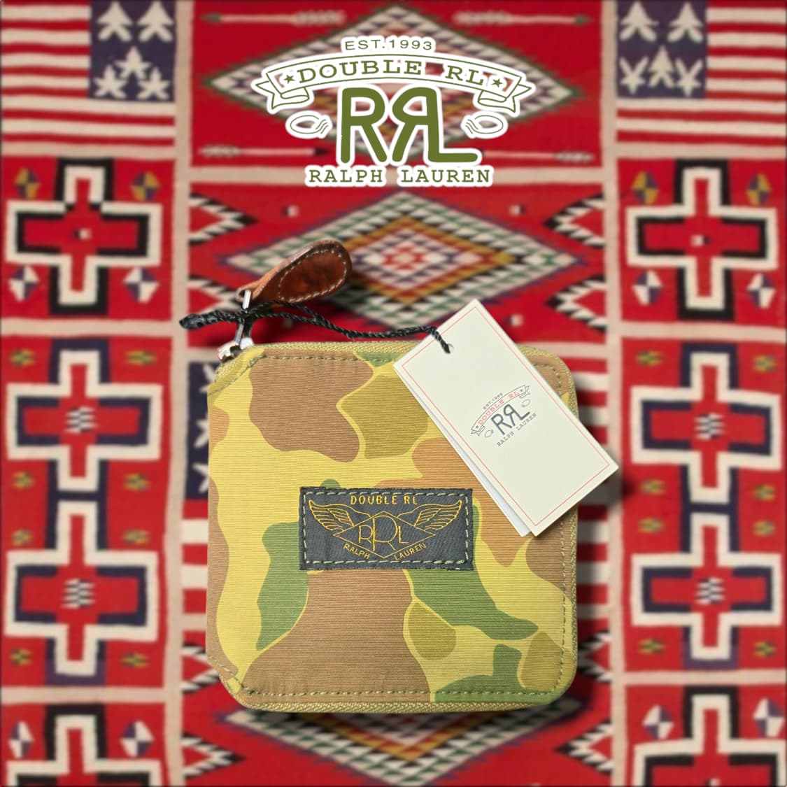RRL 더블알엘 카모 지퍼 반지갑 상품이미지1