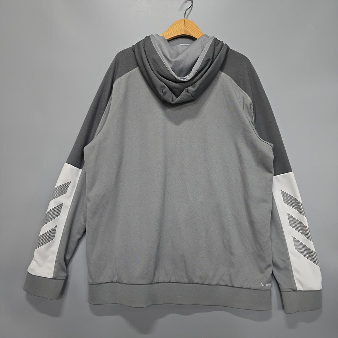 아디다스 ACT 회색 후드 집업 자켓 상품이미지3