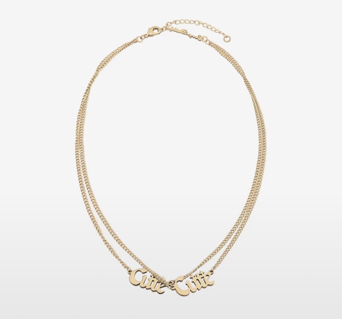 에브리벌스데이 cute+ 목걸이 골드 상품이미지1