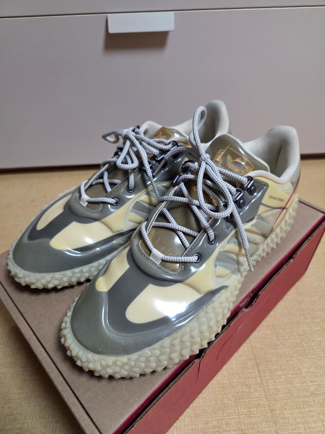 (280)아디다스 크레이그 그린 polta akh 크림 화이트 상품이미지1