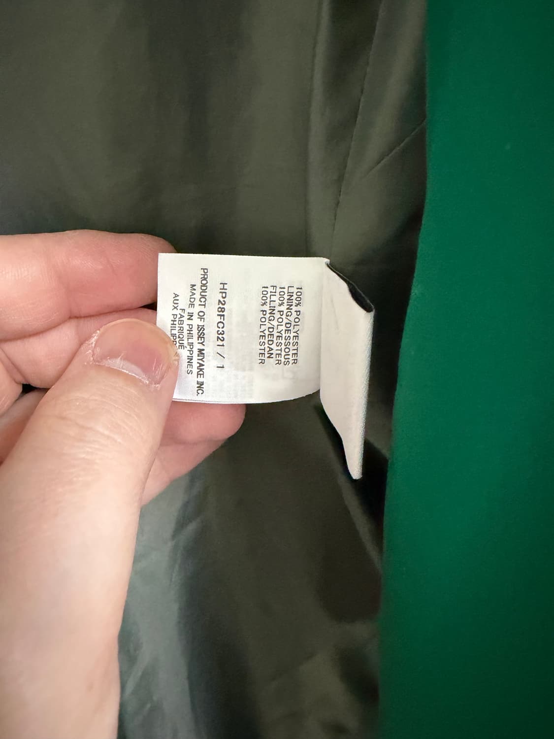 옴므 플리세 프레임 후드 패딩 재킷 상품이미지3