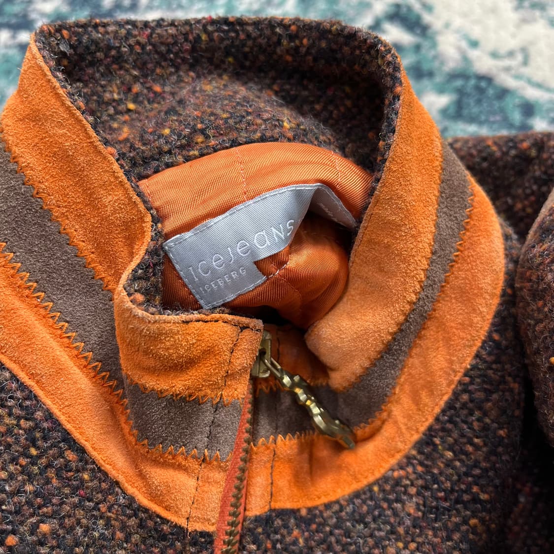 Iceberg embroidered italy 아이스버그 레트로 자켓xs 상품이미지4