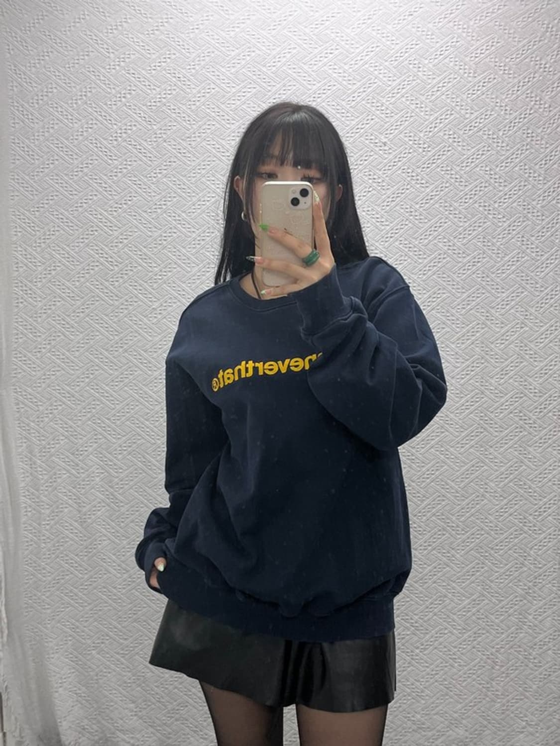 디스이즈네버댓 레트로 빈티지 약기모 맨투맨 L C09236 상품이미지2