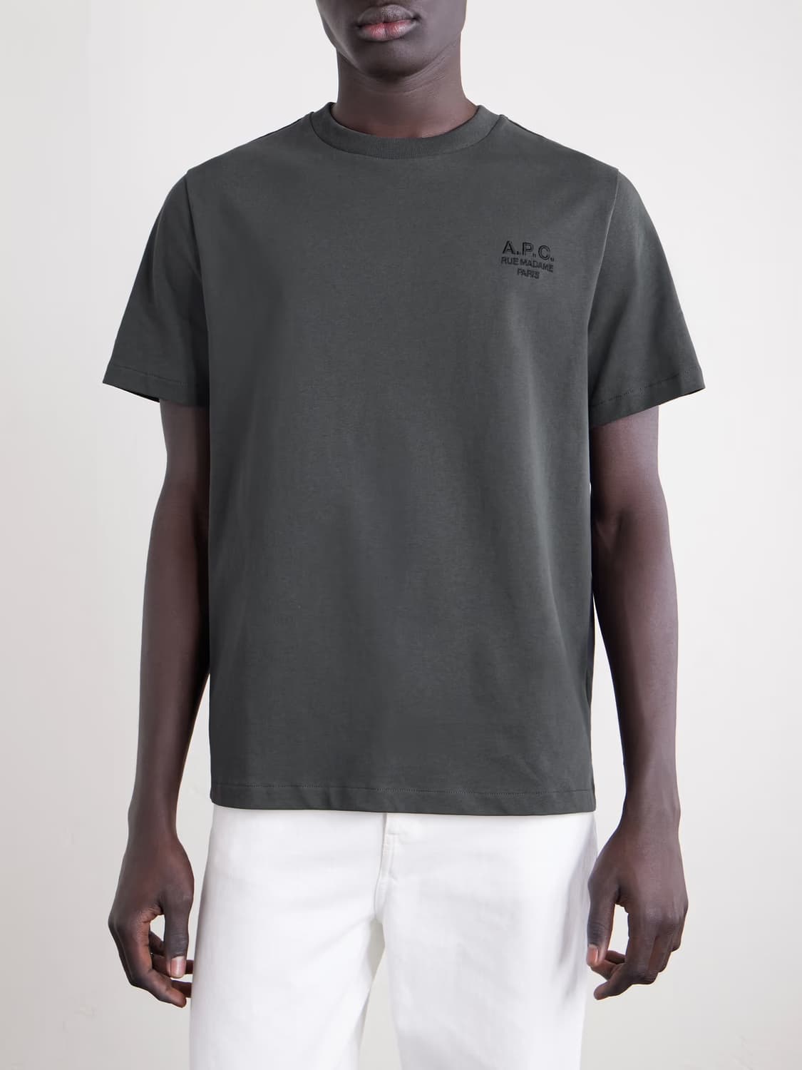 APC 아페쎄 자수로고 반팔 상품이미지1