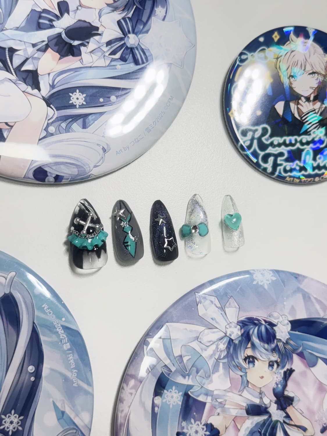 샤이닝 미쿠 드로잉 네일 상품이미지2