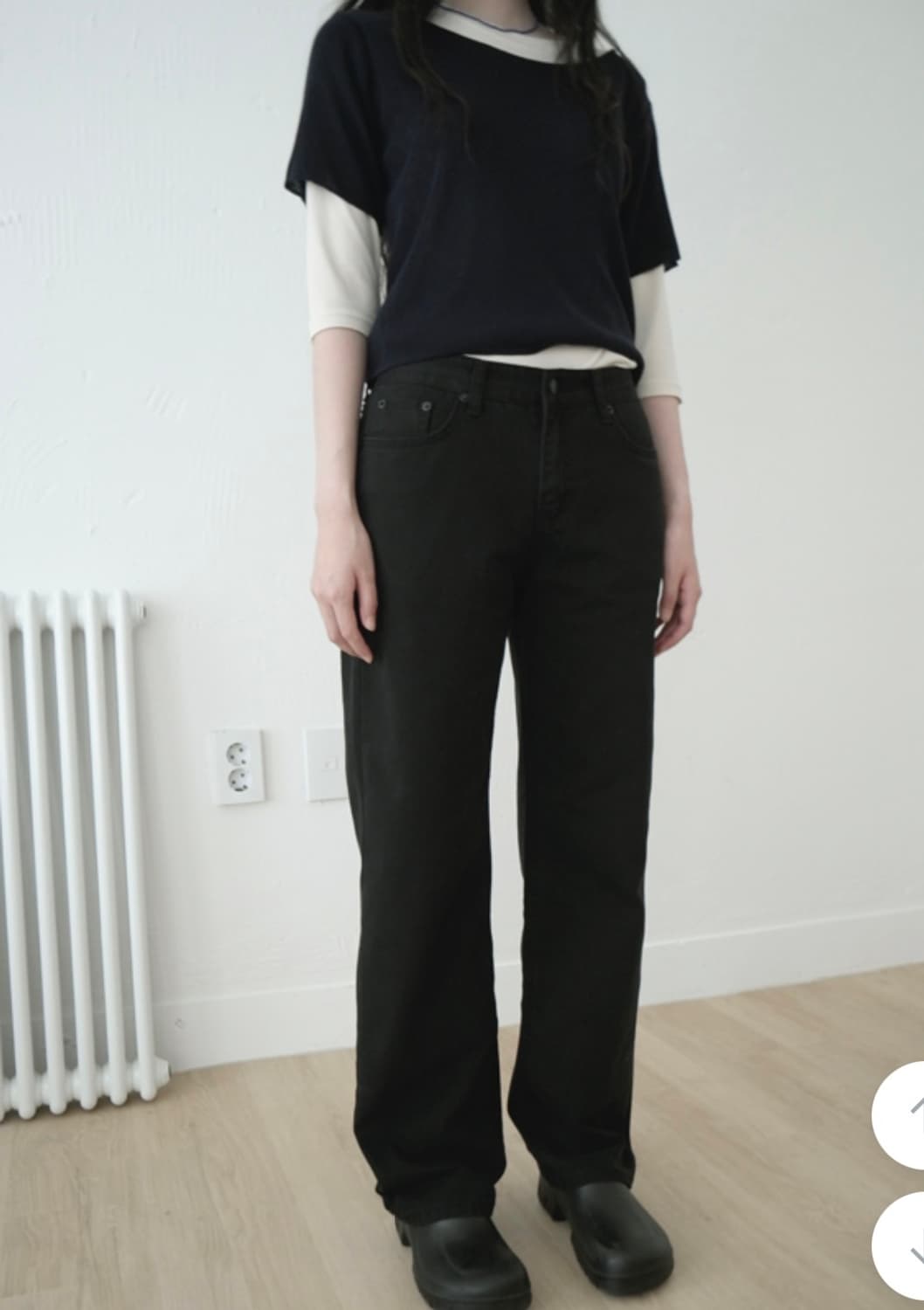 애프터먼데이 loablue visitor black pants M 상품이미지2