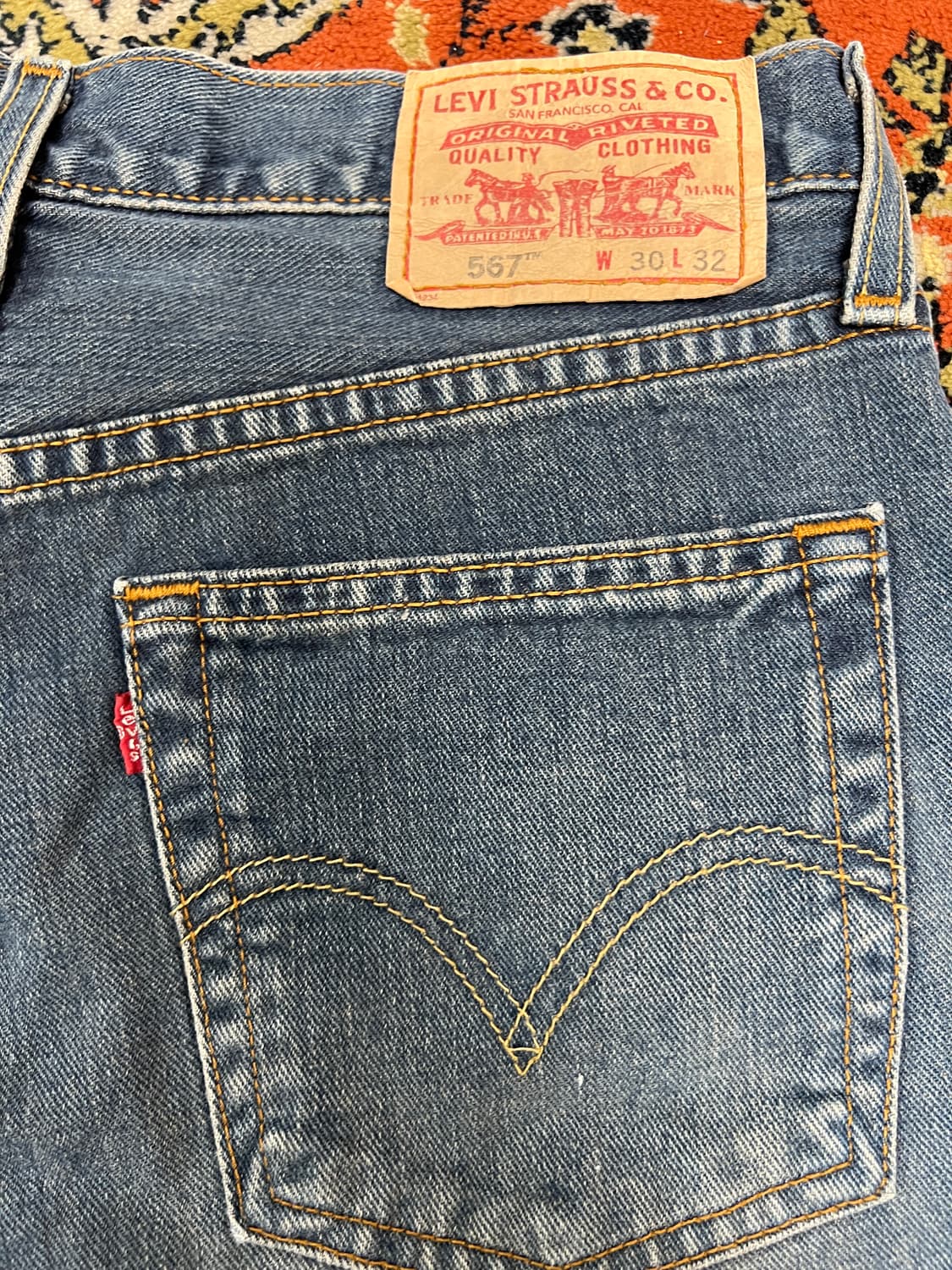 [30] LEVI’S 리바이스 567 부츠컷 플레어 데님팬츠 상품이미지4