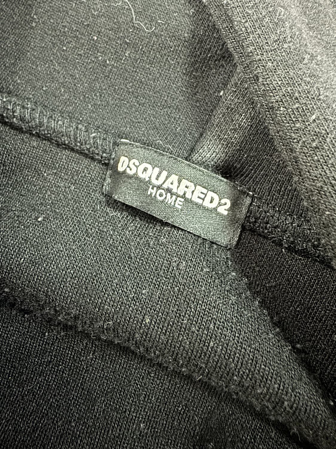 디스퀘어드2 뒷 스펠로고 후드집업 XL 블랙 상품이미지4