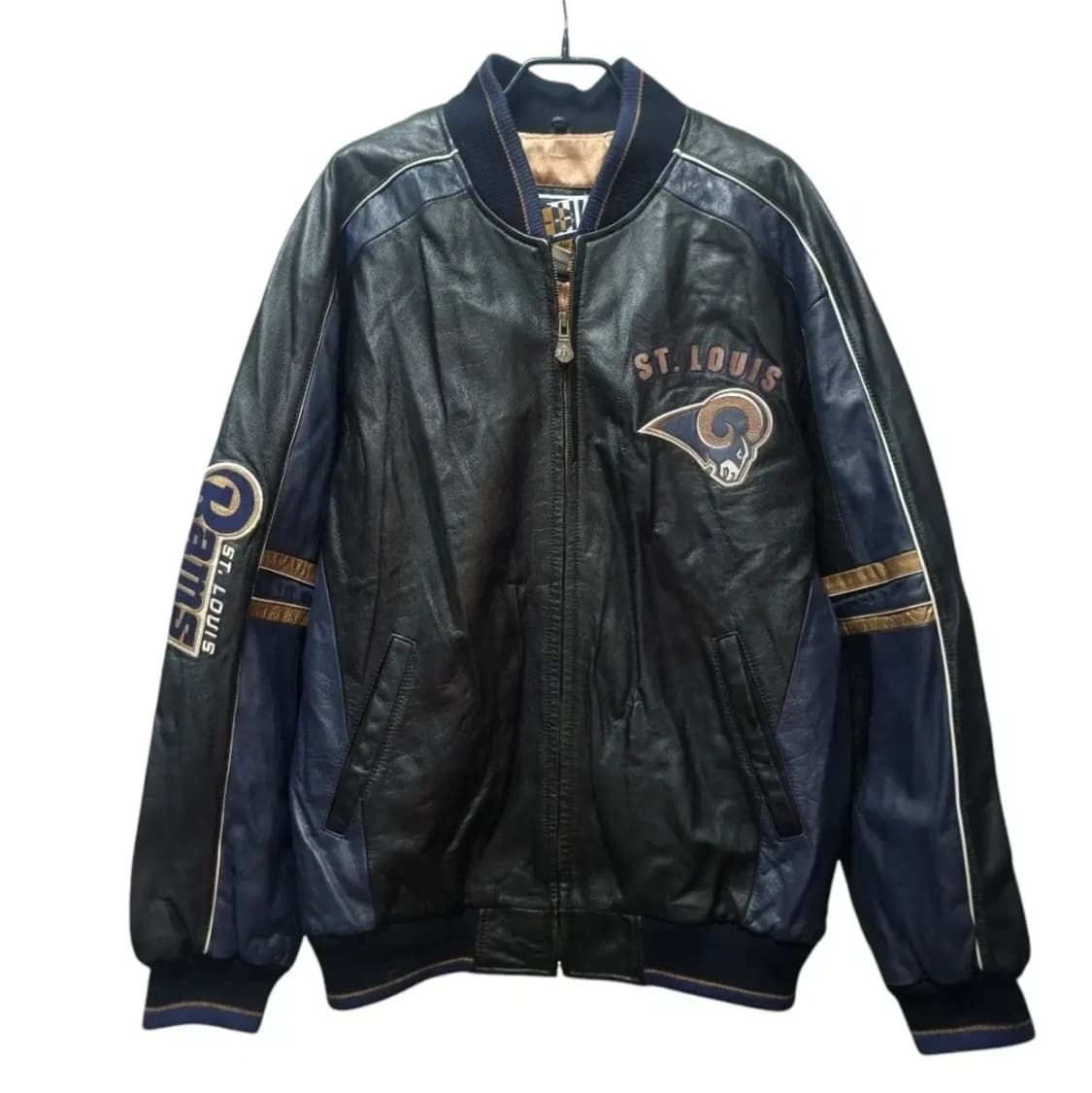 NFL 세인트루이스 램스 가죽자켓 M 상품이미지1