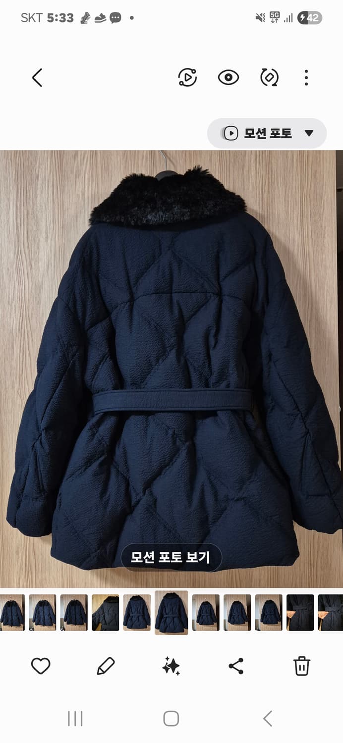 한섬 오즈세컨 구스패딩 55~66 상품이미지4