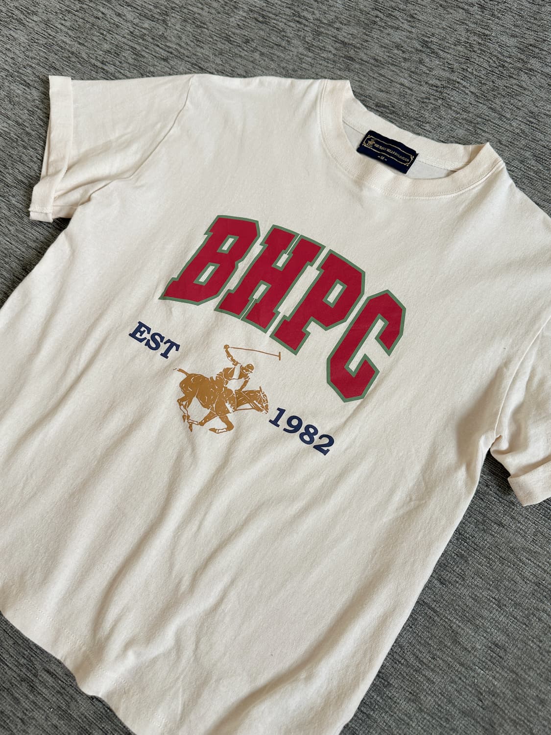 Beverly hills polo club 빈티지 크롭 반팔티 상품이미지3