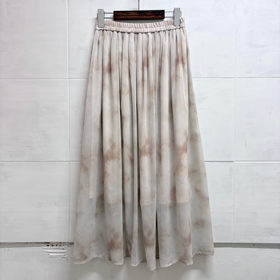 타이다이 히피 그런지 쉬폰 롱 스커트 JPN 상품이미지5