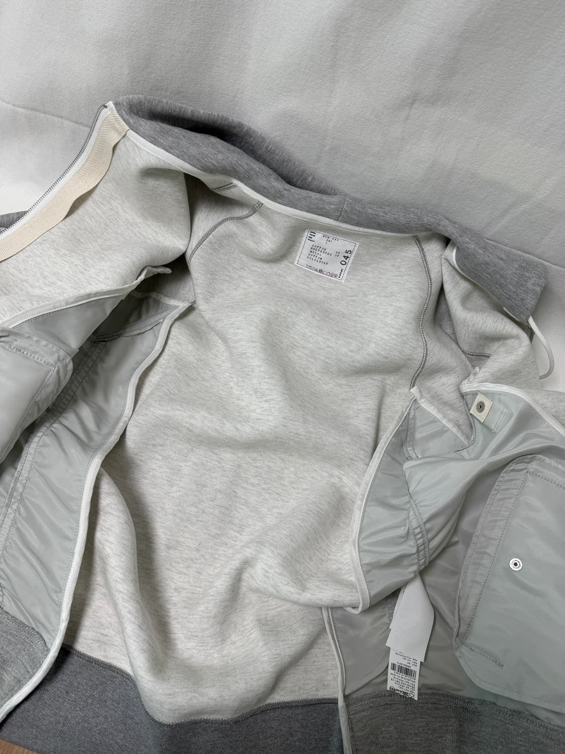 사카이 나일론 믹스 후드 집업 3사이즈 상품이미지8