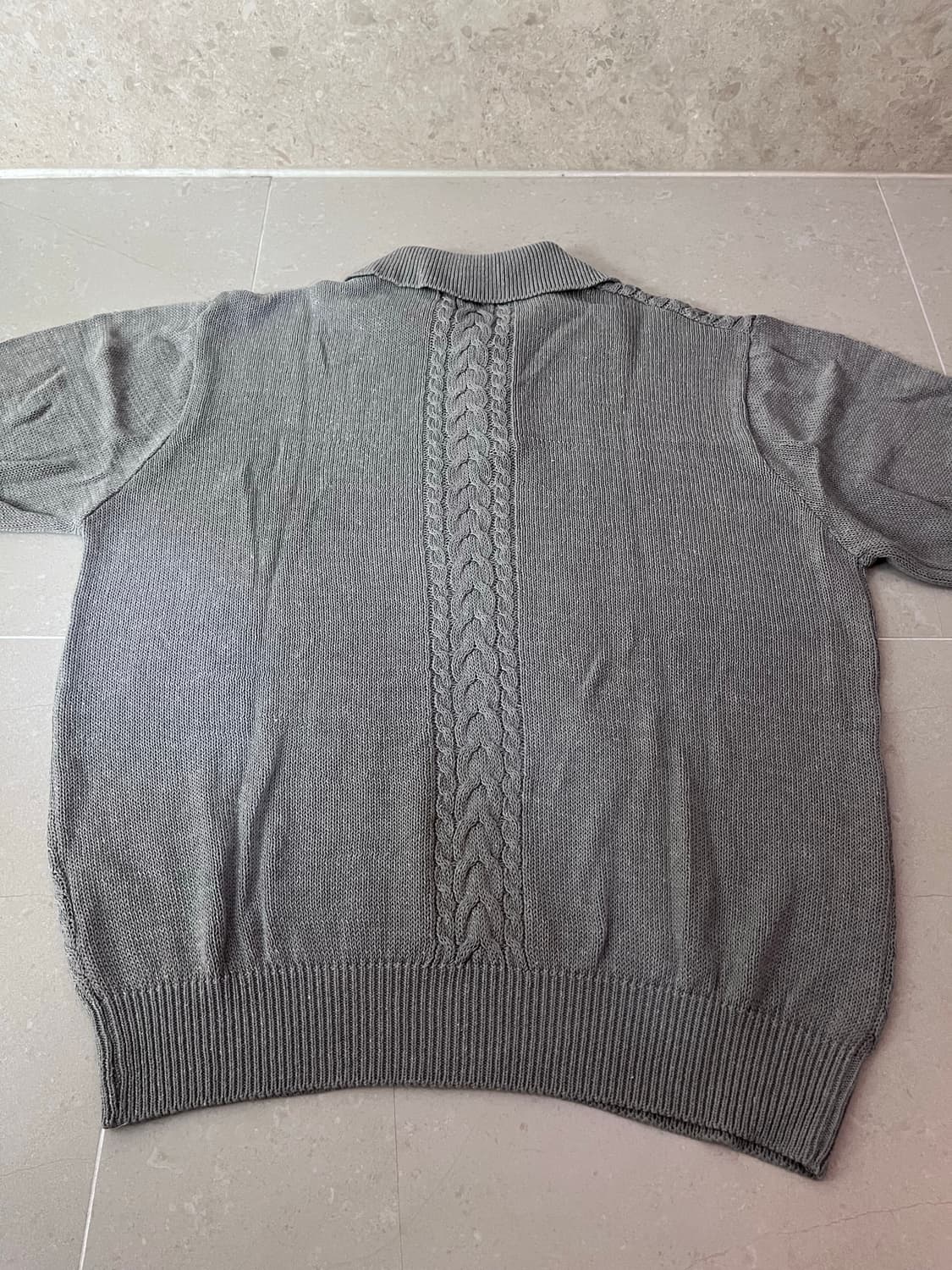 [2] 웨이비니스 더블 텍스처 카라 니트 상품이미지5