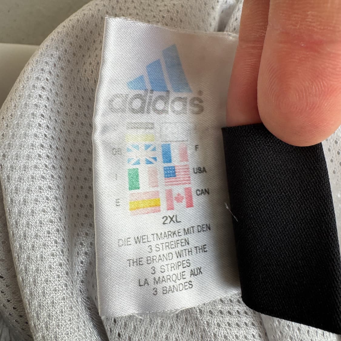 아디다스 90s 흰하 화이트 하늘 와이드 바람막이 트랙팬츠 상품이미지7