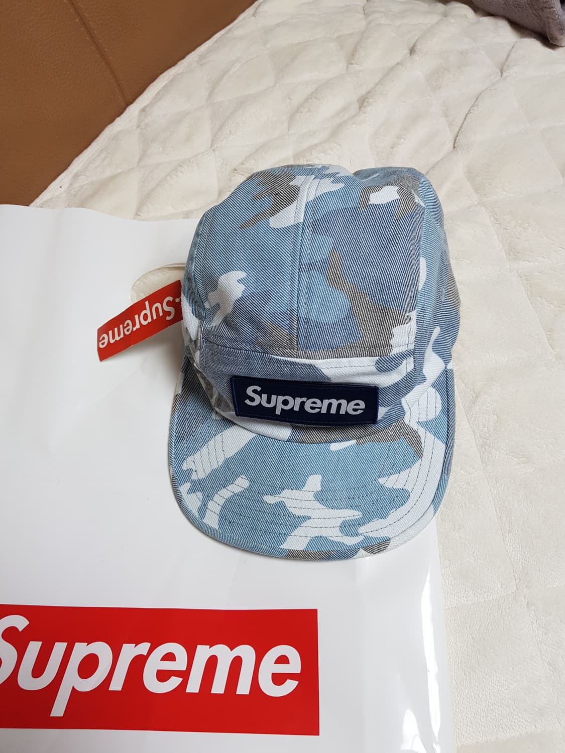 슈프림 워시드아웃 카모 캠프캡 모자 볼캡 상품이미지1